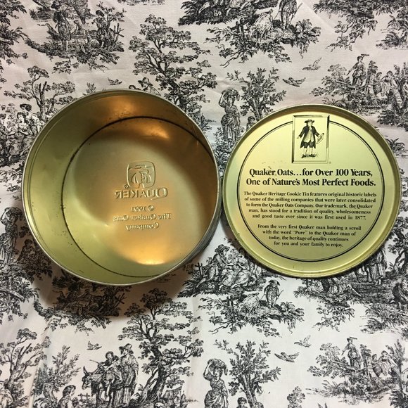 Quaker Oaks Round Tin - Picture 6 of 9